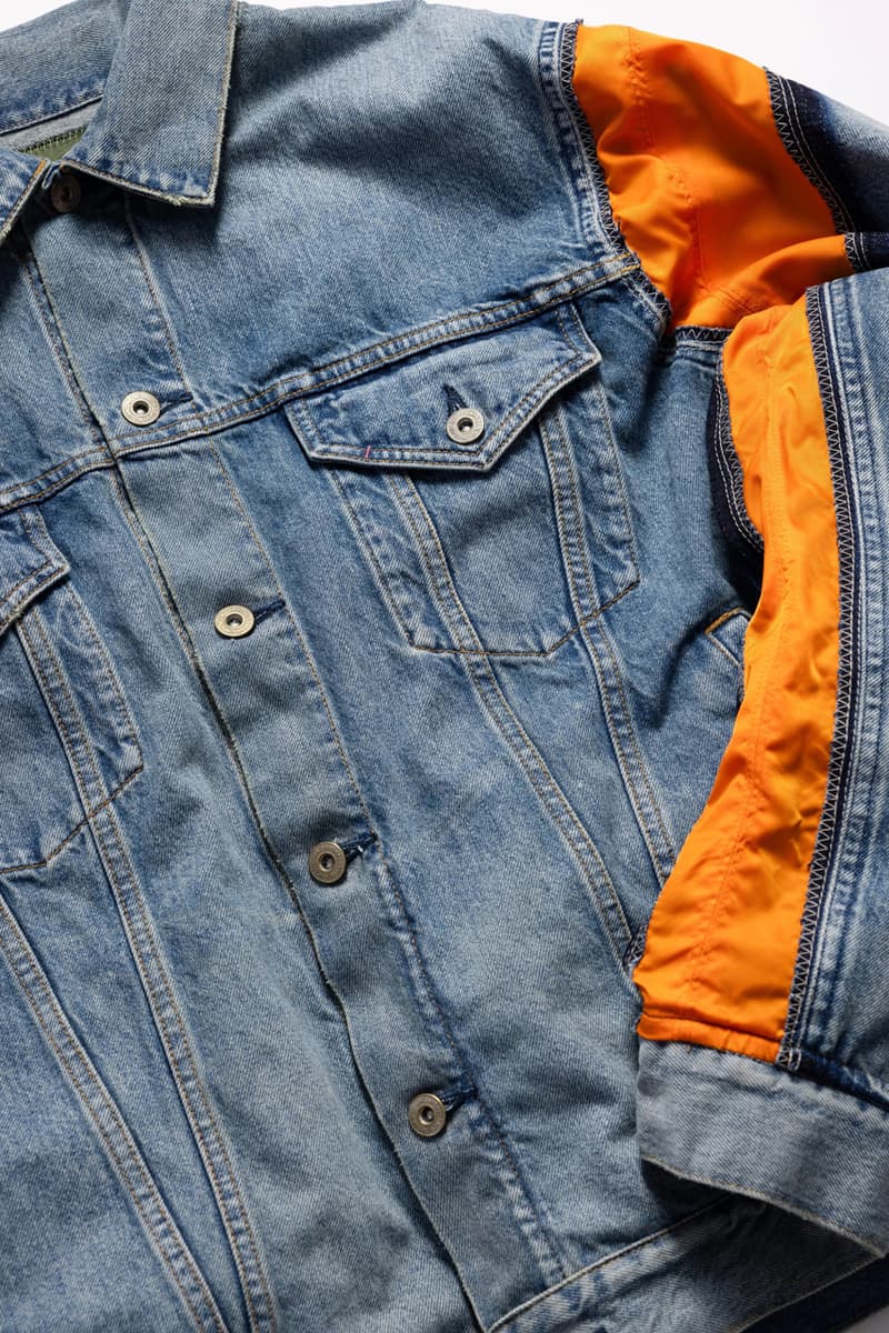 eYe Junya Watanabe MAN x Alpha Industries MA-1 Jacket Reversible Convertible Hybrid Jacket Military