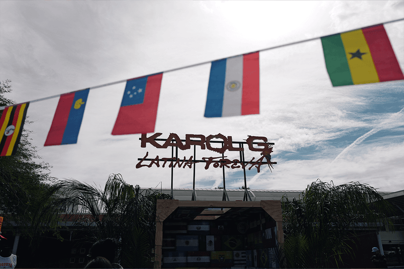 Karol G Coachella Weekend 1 latina foreva colombia headliner wisin becky g Mariah Angeliq Arturo Sandoval Greg Gonzalez Cigarettes After Sex