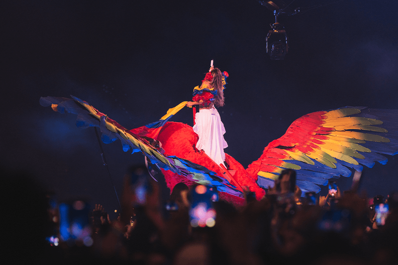 Karol G Coachella Weekend 1 latina foreva colombia headliner wisin becky g Mariah Angeliq Arturo Sandoval Greg Gonzalez Cigarettes After Sex