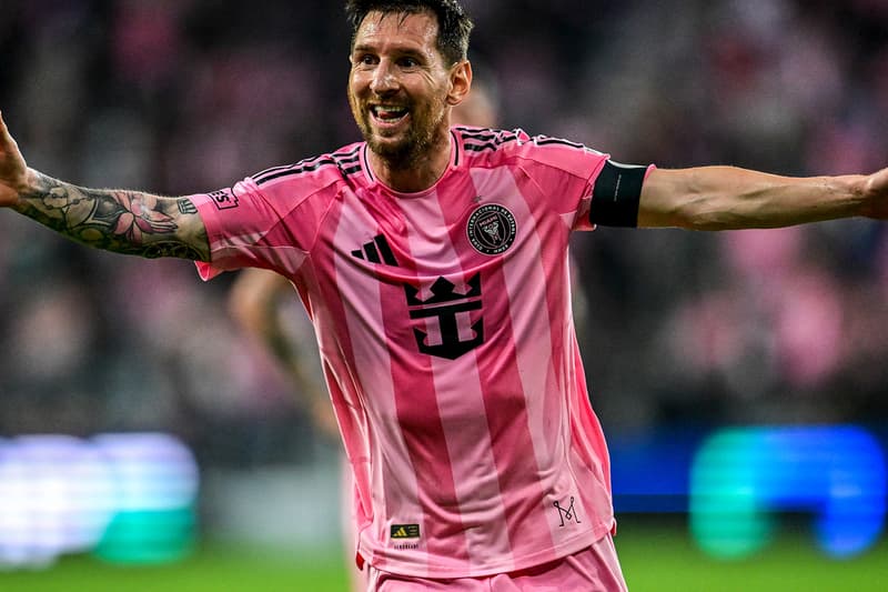 Lionel Messi with Argentina during US exhibition tour match