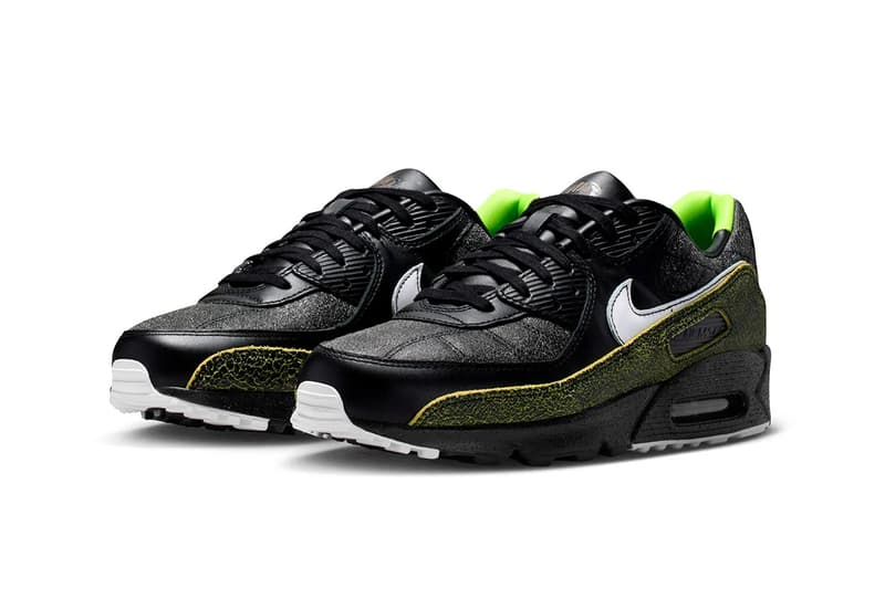 Nike Air Max 90 "Tiempo" IU0523-010 Release Info Black/Voltage Green-White