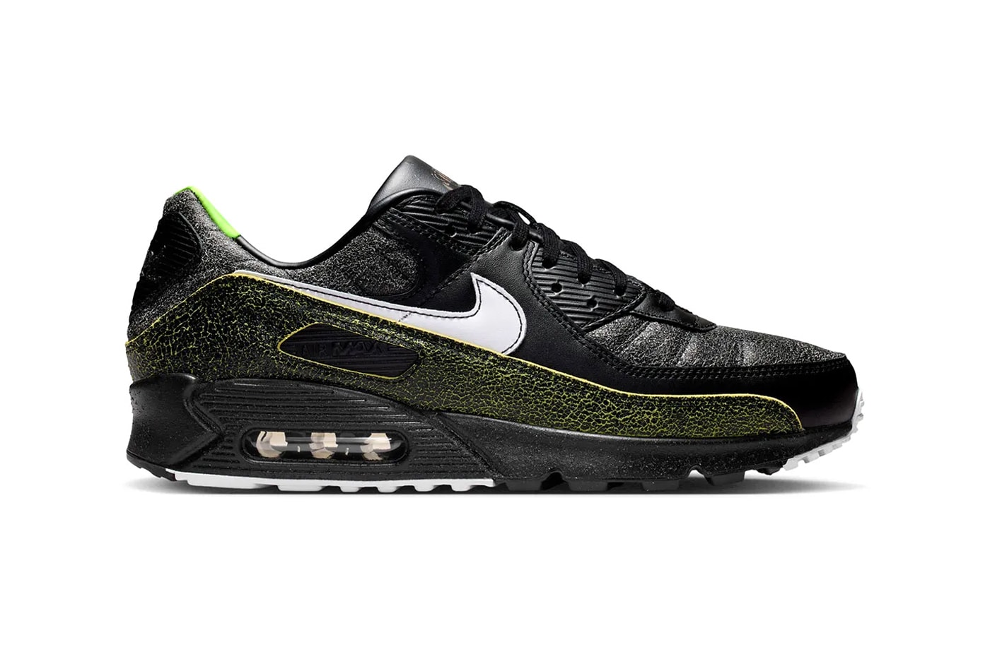 Nike Air Max 90 "Tiempo" IU0523-010 Release Info Black/Voltage Green-White