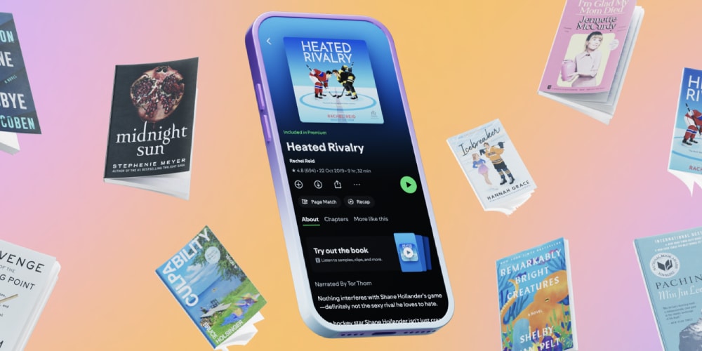 Spotify Launches Physical Book Storefront With Audiobook Sync