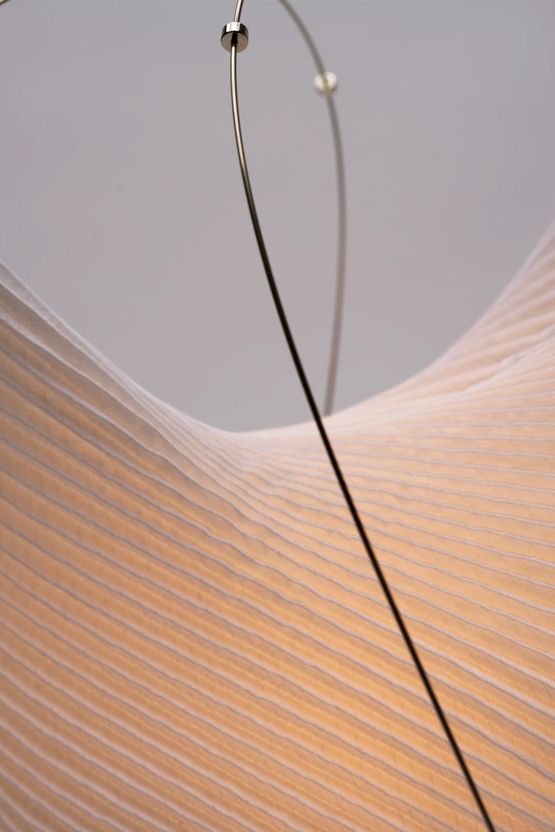 A-POC ABLE Issey Miyake and Atelier Oi Debut a Range of Pleated Lamps