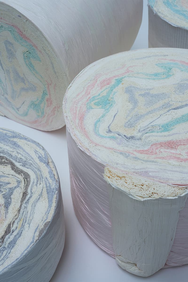 Issey Miyake The Paper Log Shell and Core milan design week Presentation Info