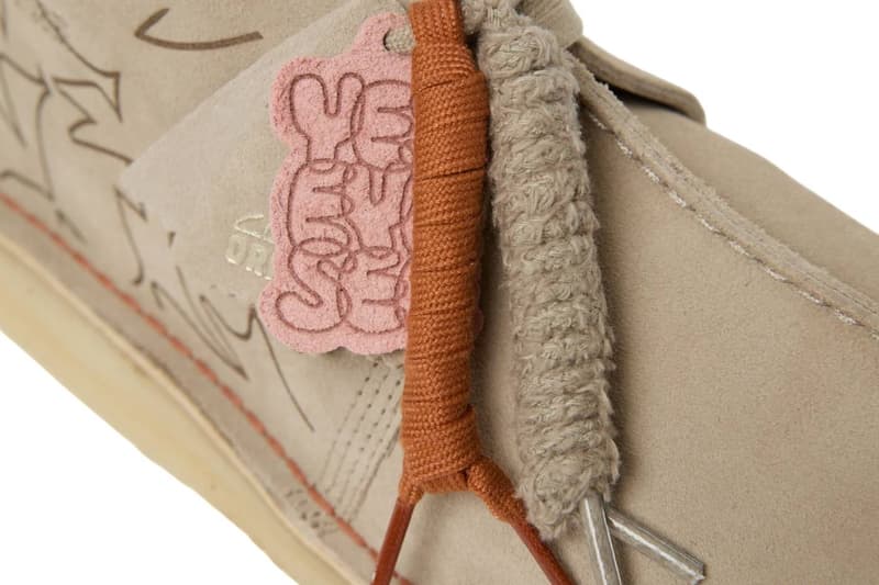  YESEYESEE Clarks Originals Desert Trek Collaboration sand black suede Release Info