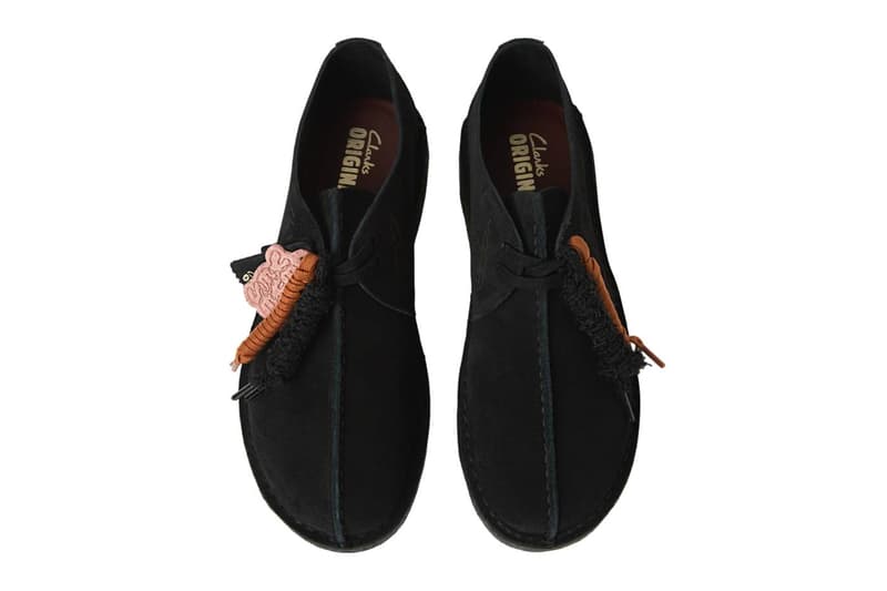  YESEYESEE Clarks Originals Desert Trek Collaboration sand black suede Release Info