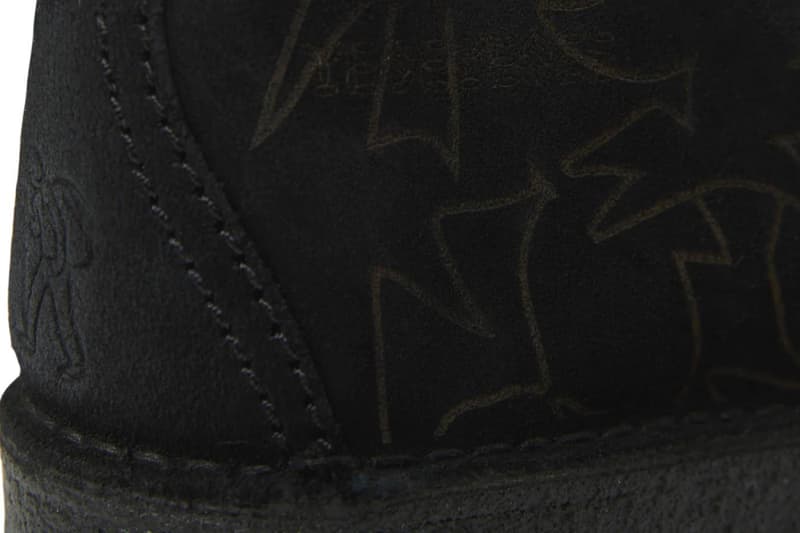  YESEYESEE Clarks Originals Desert Trek Collaboration sand black suede Release Info