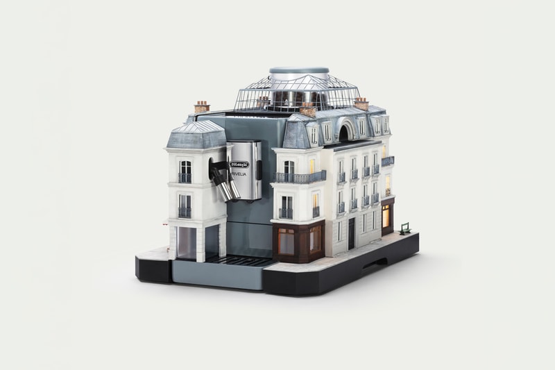 De'longhi simon weisse studio The World’s Smallest Coffee Shop series machine milan design week rivelia miniature tokyo copenhagen berlin paris milan prop