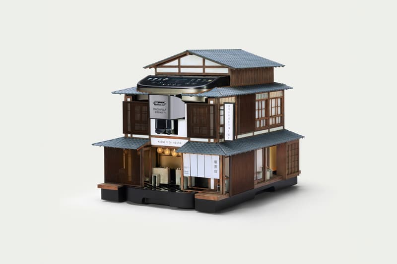 De'longhi simon weisse studio The World’s Smallest Coffee Shop series machine milan design week rivelia miniature tokyo copenhagen berlin paris milan prop