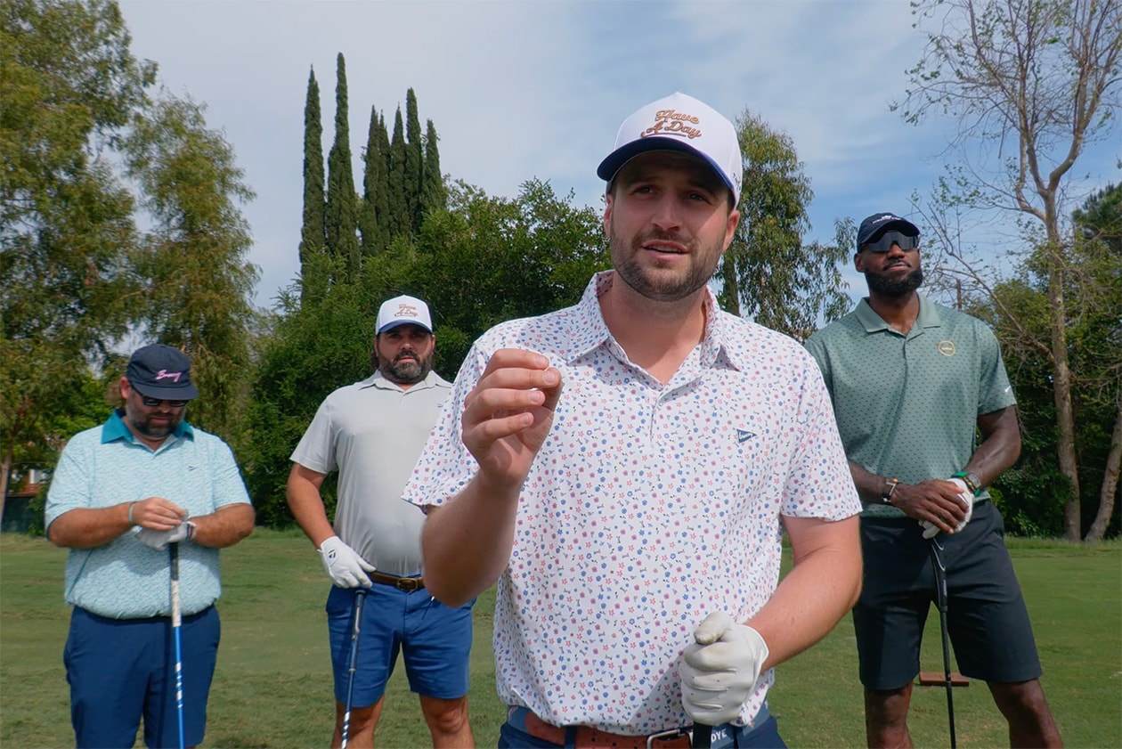 golf culture crossovers lebron james bob does sports reggie bush tom holland vuori bryson dechambeau kevin hart