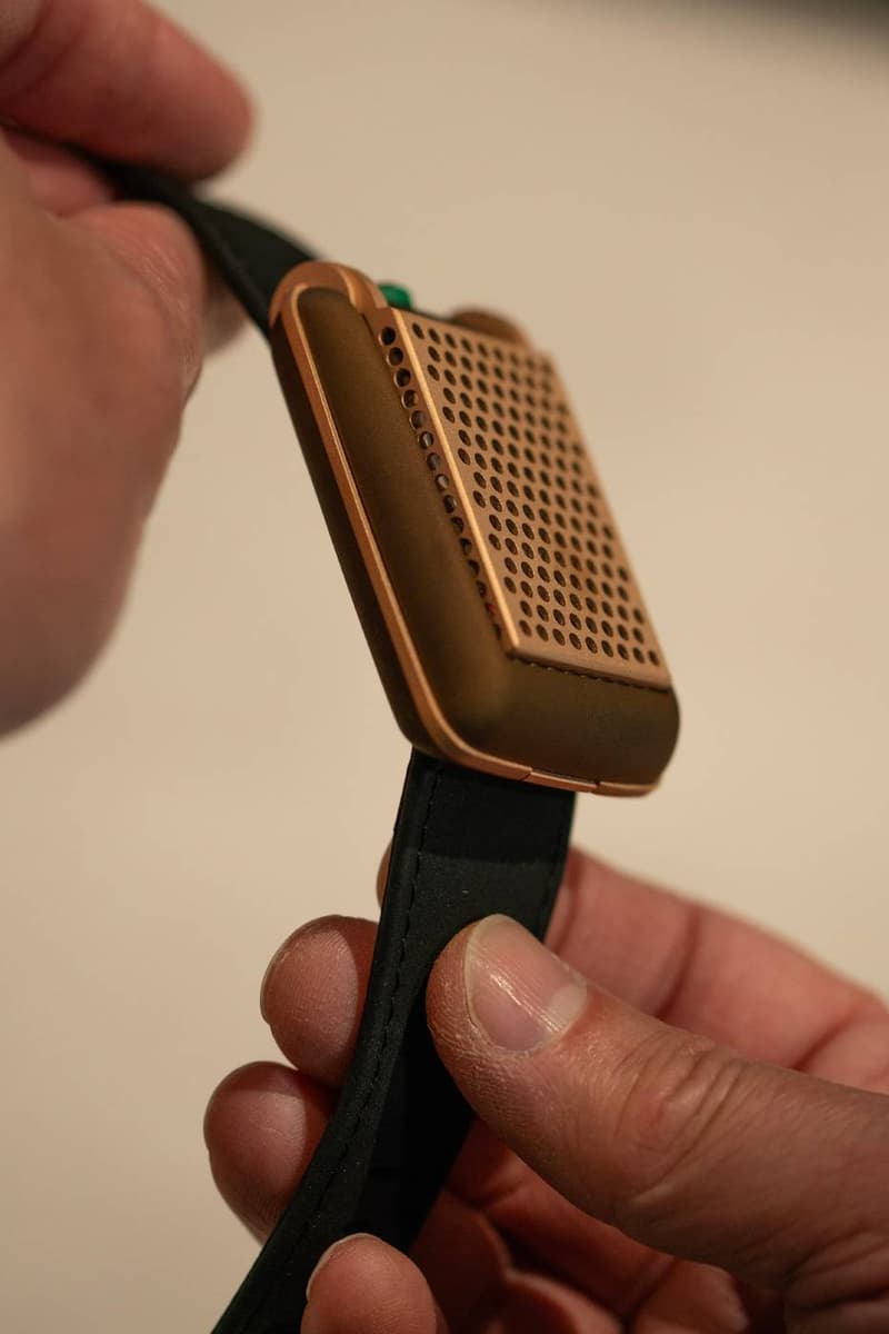 Hautlence Retrovision 64 titanium watch with retrograde linear display and flying tourbillon