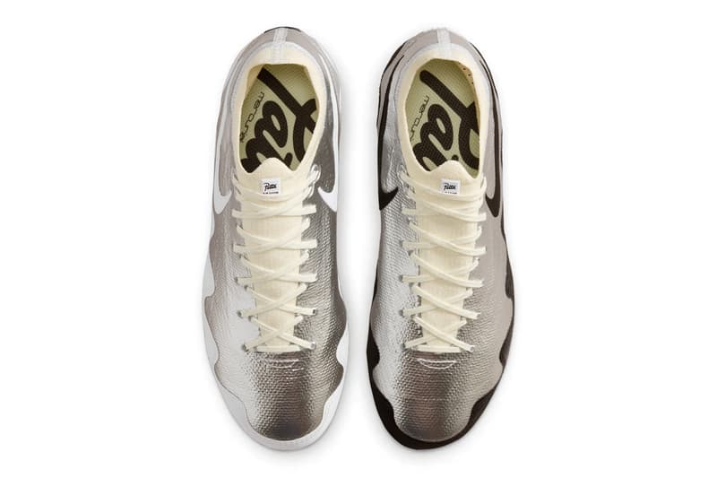 Patta x Nike Mercurial Vapor 16 Elite FG "Chrome" IQ3365-001 Chrome/Black-White