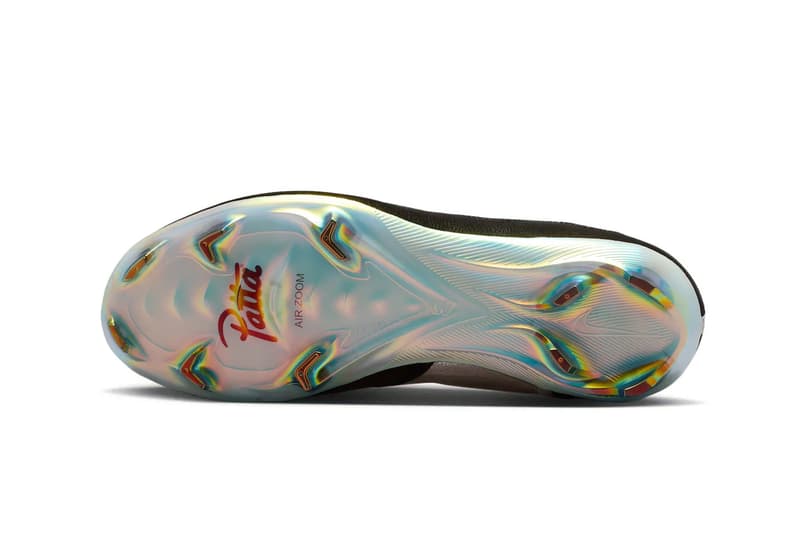 Patta x Nike Mercurial Vapor 16 Elite FG "Chrome" IQ3365-001 Chrome/Black-White