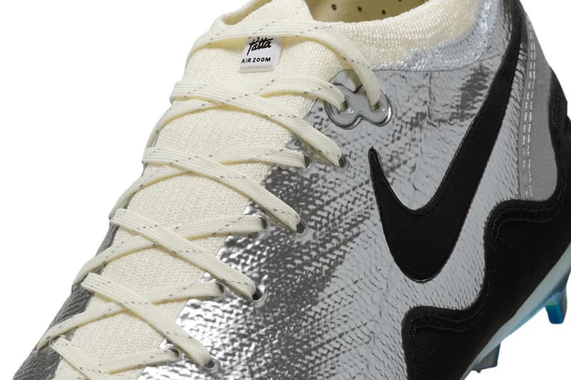 Patta x Nike Mercurial Vapor 16 Elite FG "Chrome" IQ3365-001 Chrome/Black-White