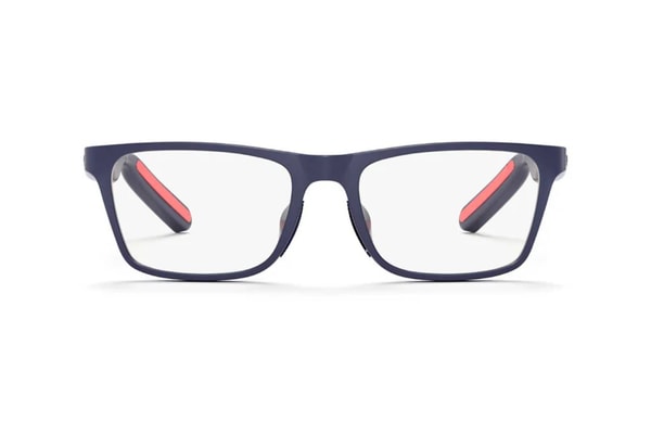 Reebok Optical smart glasses powered by Lucyd with open-ear audio in a lifestyle setting