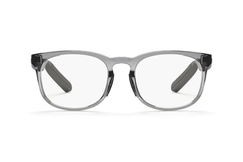 Reebok Optical smart glasses powered by Lucyd with open-ear audio in a lifestyle setting