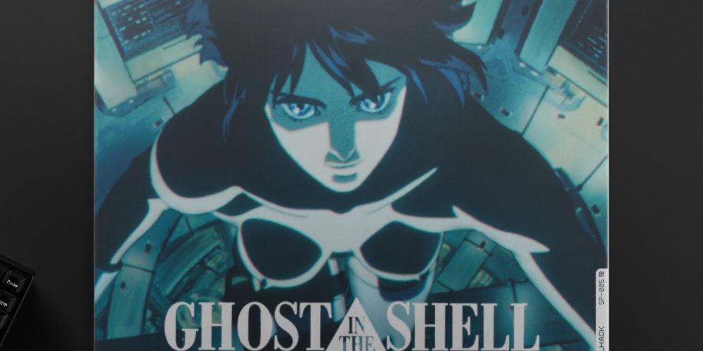 Wallhack Unveils High-Performance 'Ghost in the Shell' Glass Mousepad and Gaming Arm Sleeves