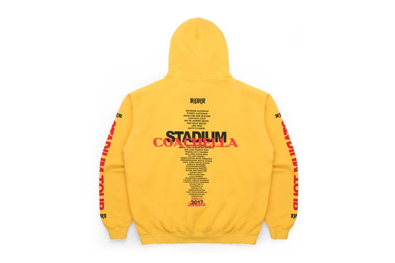 Justin Bieber's SKYLRK Taps Into 'Purpose' Tour Nostalgia for Coachella Weekend 2 Merch Drop swag not clockin to you bieberchella