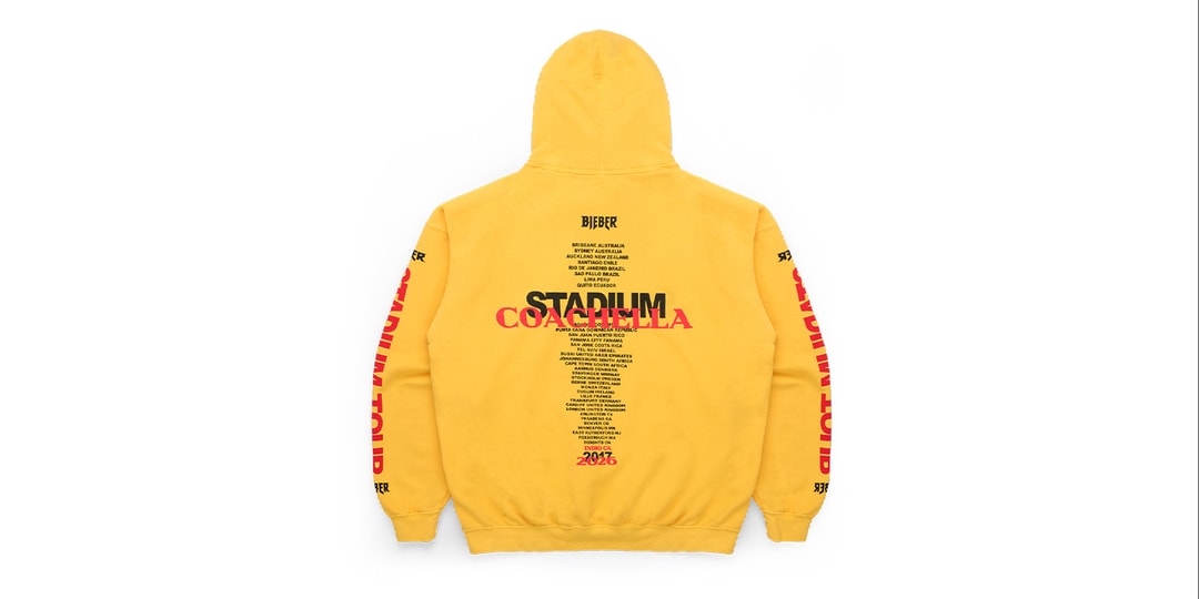 Justin Bieber's SKYLRK Taps Into 'Purpose' Tour Nostalgia for Coachella Weekend 2 Merch Drop