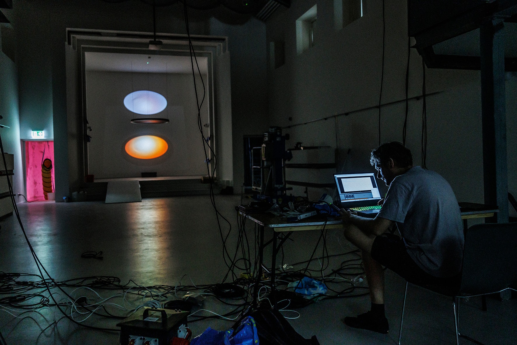 boris acket robet acket fred again kinetic installations artworks fabric contemporary art