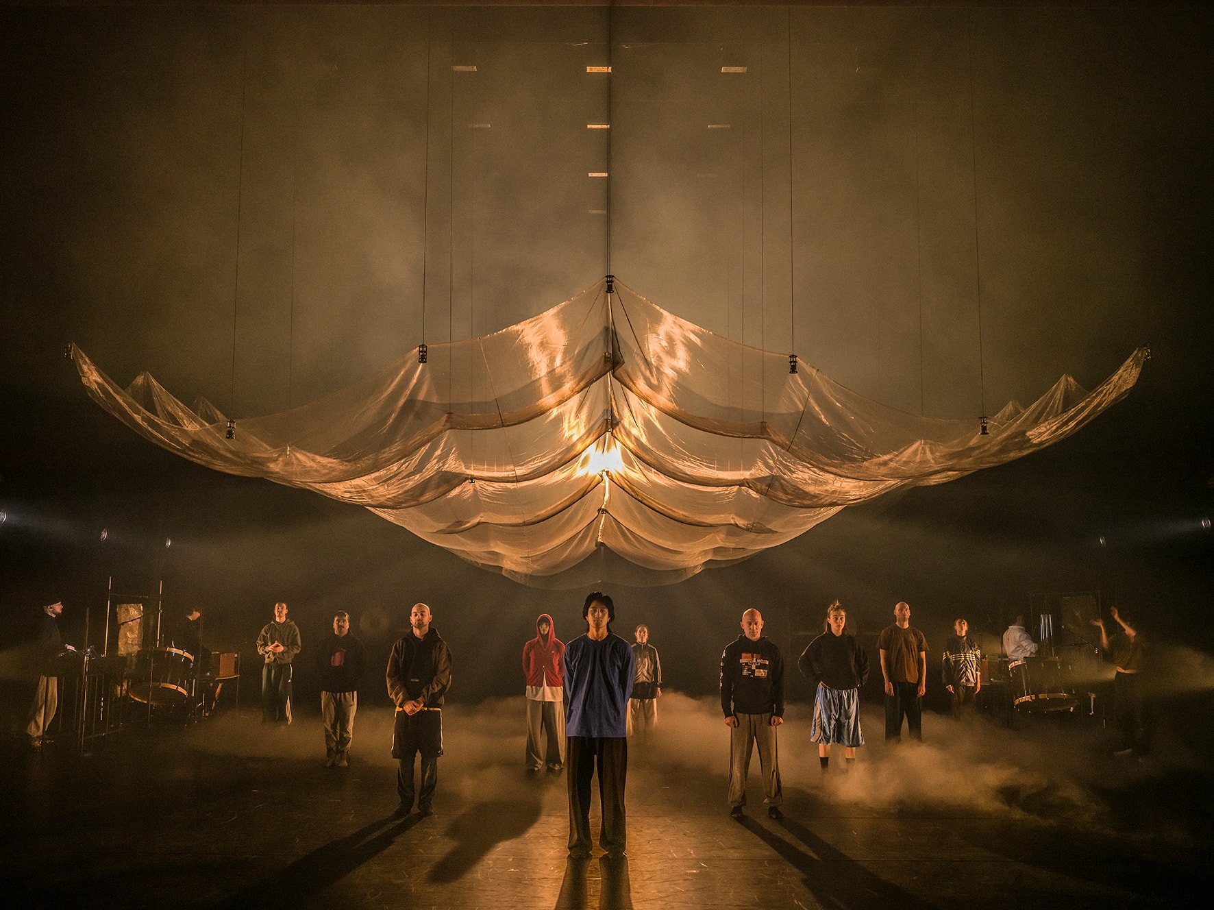 boris acket robet acket fred again kinetic installations artworks fabric contemporary art