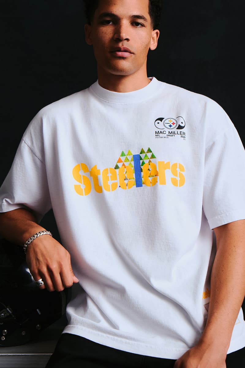 Mitchell & Ness Drops Mac Miller x Pittsburgh Steelers Capsule nfl draft 