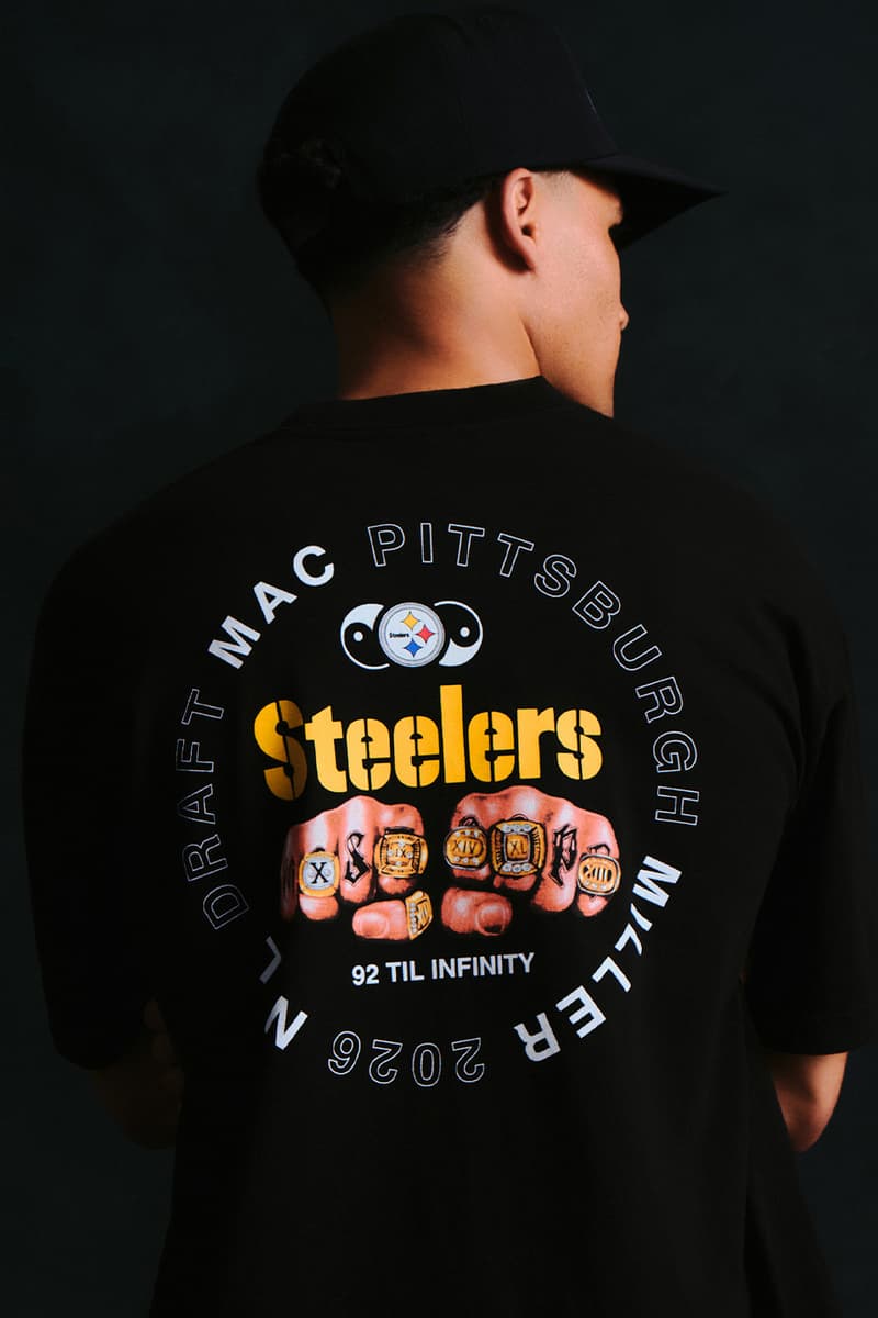 Mitchell & Ness Drops Mac Miller x Pittsburgh Steelers Capsule nfl draft 