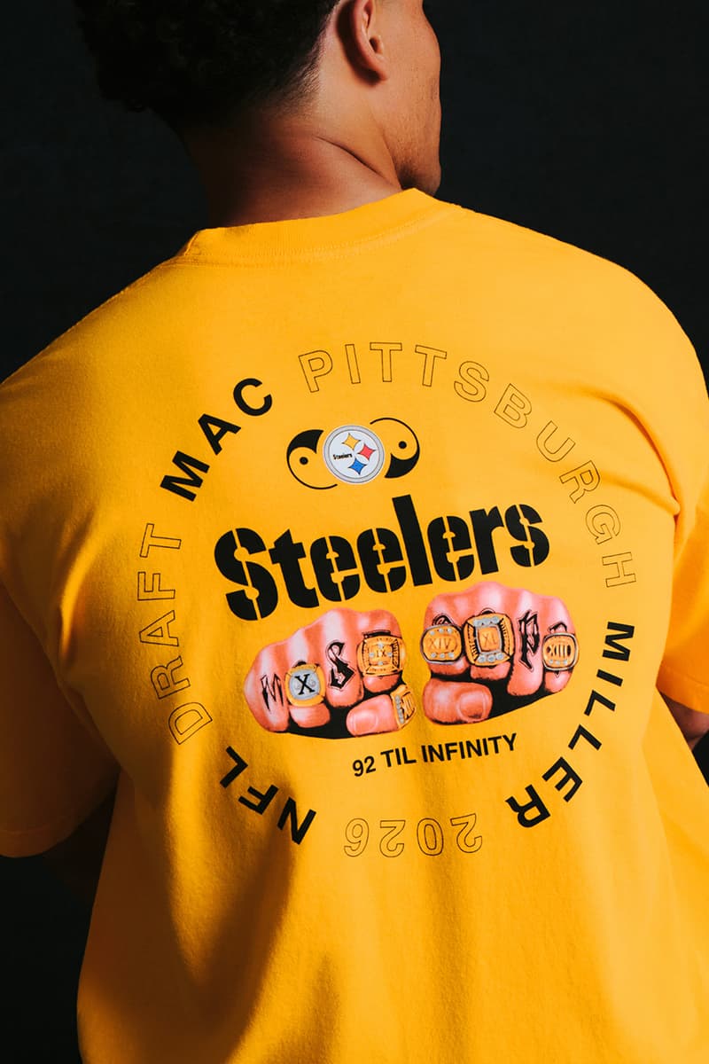Mitchell & Ness Drops Mac Miller x Pittsburgh Steelers Capsule nfl draft 