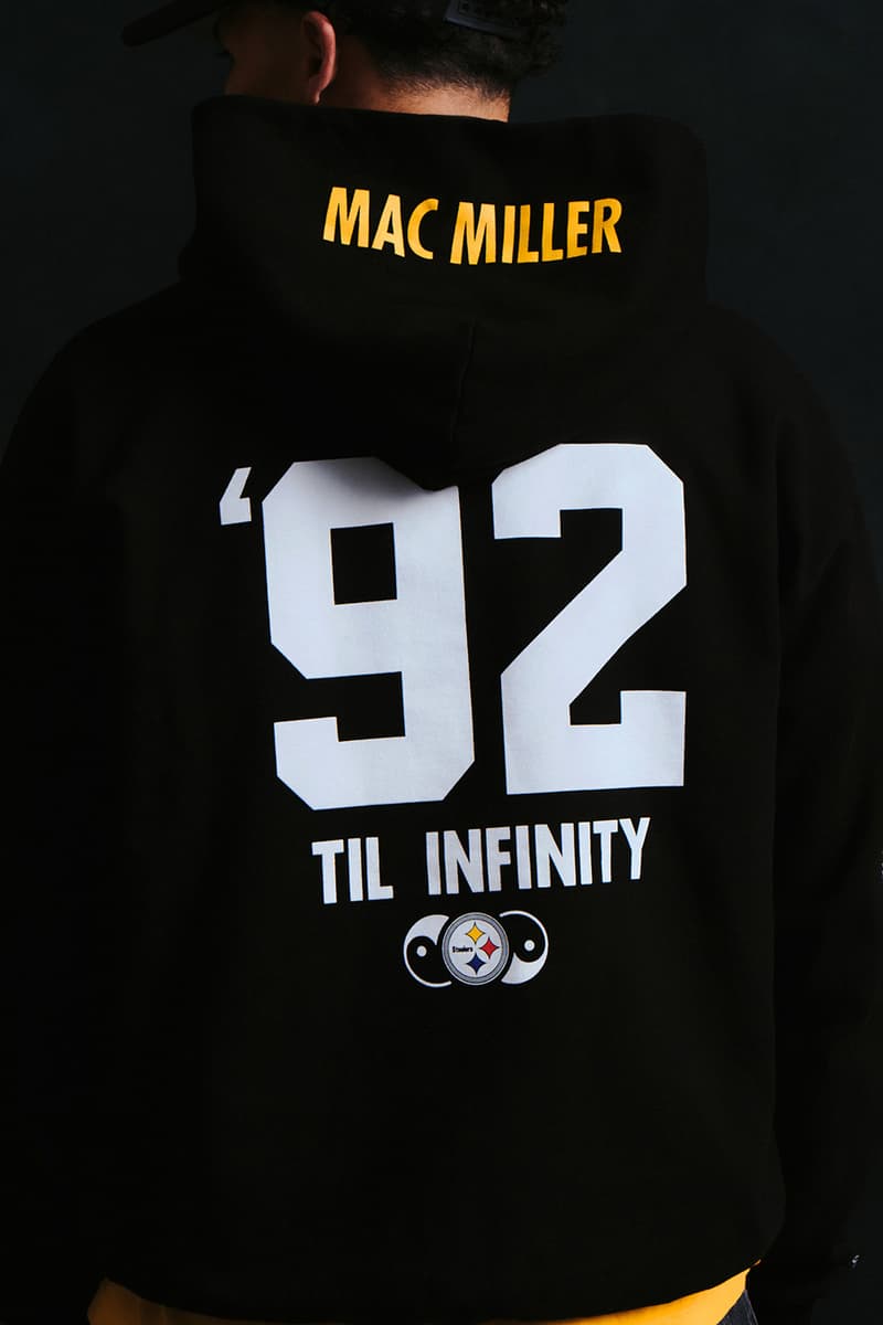 Mitchell & Ness Drops Mac Miller x Pittsburgh Steelers Capsule nfl draft 