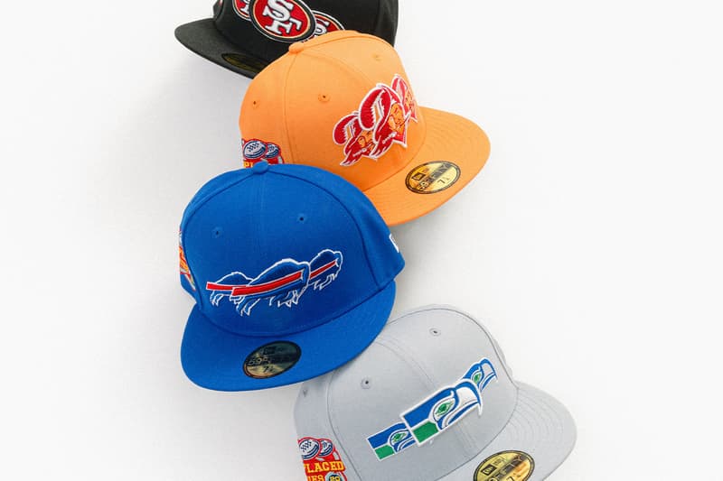 John Geiger and Lids Expand Their "Misplaced Series" With a Bold NFL Collection altimore Ravens, Buffalo Bills, Chicago Bears, Cincinnati Bengals, Dallas Cowboys, Detroit Lions, Green Bay Packers, Houston Texans, Las Vegas Raiders, Miami Dolphins, New York Giants, Philadelphia Eagles, Pittsburgh Steelers, San Francisco 49ers, Seattle Seahawks, and Tampa Buccaneers