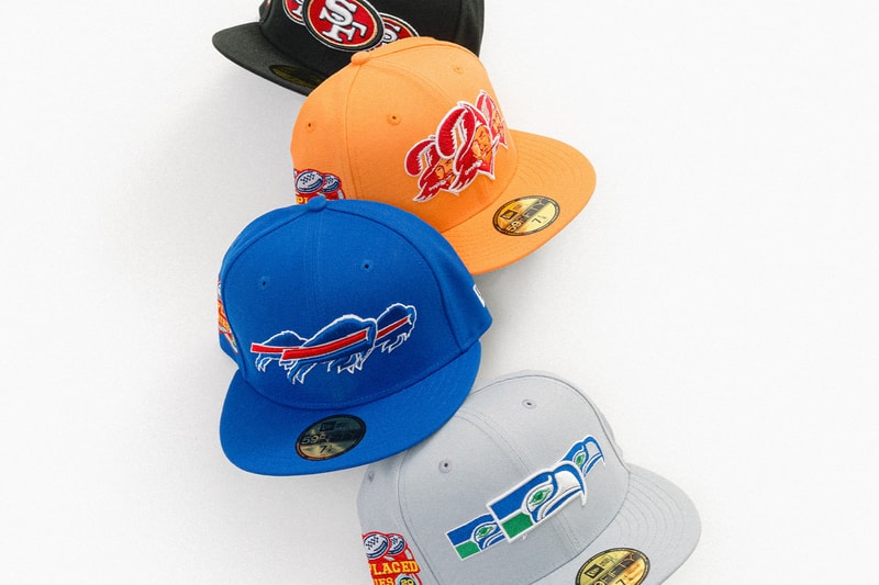 John Geiger and Lids Expand Their "Misplaced Series" With a Bold NFL Collection altimore Ravens, Buffalo Bills, Chicago Bears, Cincinnati Bengals, Dallas Cowboys, Detroit Lions, Green Bay Packers, Houston Texans, Las Vegas Raiders, Miami Dolphins, New York Giants, Philadelphia Eagles, Pittsburgh Steelers, San Francisco 49ers, Seattle Seahawks, and Tampa Buccaneers