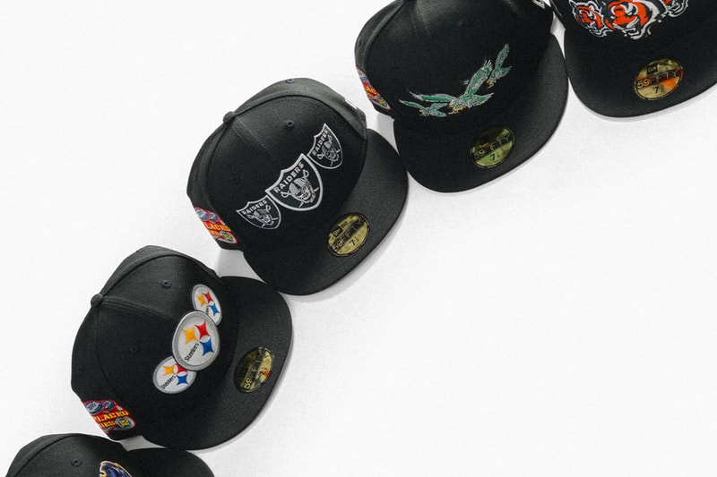 John Geiger and Lids Expand Their "Misplaced Series" With a Bold NFL Collection altimore Ravens, Buffalo Bills, Chicago Bears, Cincinnati Bengals, Dallas Cowboys, Detroit Lions, Green Bay Packers, Houston Texans, Las Vegas Raiders, Miami Dolphins, New York Giants, Philadelphia Eagles, Pittsburgh Steelers, San Francisco 49ers, Seattle Seahawks, and Tampa Buccaneers