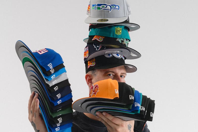 John Geiger and Lids Expand Their "Misplaced Series" With a Bold NFL Collection altimore Ravens, Buffalo Bills, Chicago Bears, Cincinnati Bengals, Dallas Cowboys, Detroit Lions, Green Bay Packers, Houston Texans, Las Vegas Raiders, Miami Dolphins, New York Giants, Philadelphia Eagles, Pittsburgh Steelers, San Francisco 49ers, Seattle Seahawks, and Tampa Buccaneers