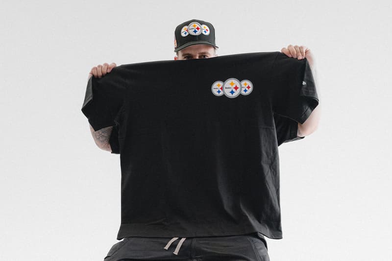 John Geiger and Lids Expand Their "Misplaced Series" With a Bold NFL Collection altimore Ravens, Buffalo Bills, Chicago Bears, Cincinnati Bengals, Dallas Cowboys, Detroit Lions, Green Bay Packers, Houston Texans, Las Vegas Raiders, Miami Dolphins, New York Giants, Philadelphia Eagles, Pittsburgh Steelers, San Francisco 49ers, Seattle Seahawks, and Tampa Buccaneers