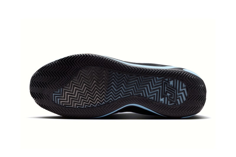 Jordan Tatum 4 "Black/Ice Blue" Release Info HQ4614-004 jayson tatum nike swoosh boston celtics nba 