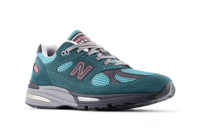 New Balance 991v2 "London Marathon" Release Info U991LM2 green/teal