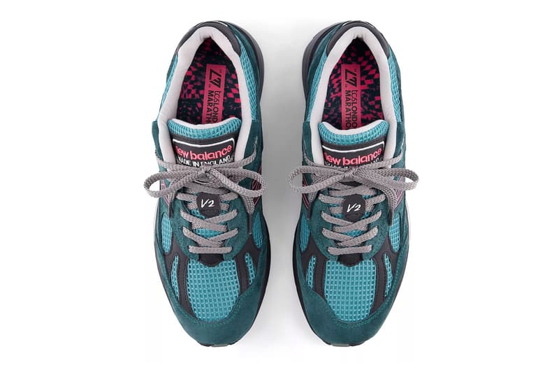New Balance 991v2 "London Marathon" Release Info U991LM2 green/teal