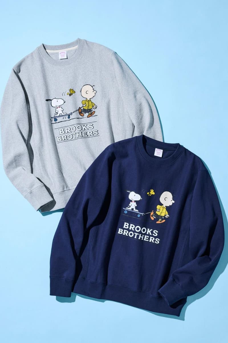 Peanuts and Brooks Brothers Debut Playful Snoopy Collection for Spring woodstock charlie brown