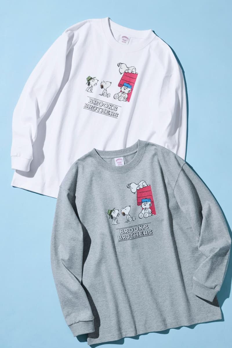 Peanuts and Brooks Brothers Debut Playful Snoopy Collection for Spring woodstock charlie brown