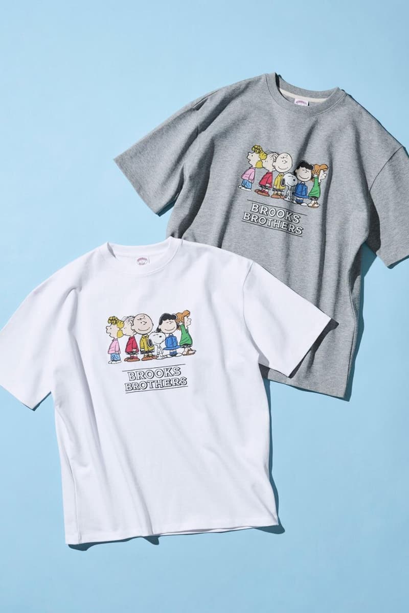 Peanuts and Brooks Brothers Debut Playful Snoopy Collection for Spring woodstock charlie brown