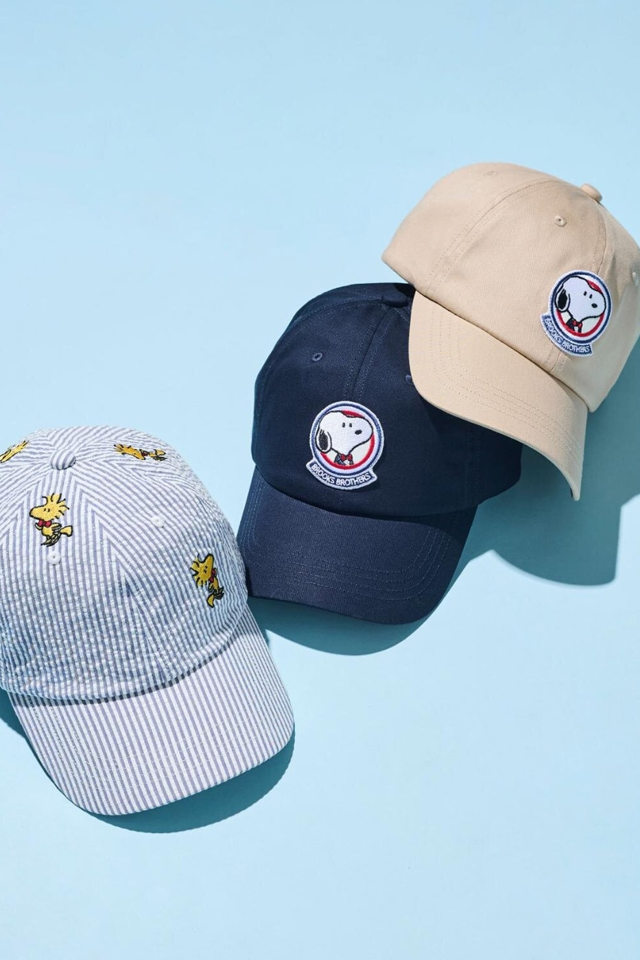 Peanuts and Brooks Brothers Debut Playful Snoopy Collection for Spring woodstock charlie brown