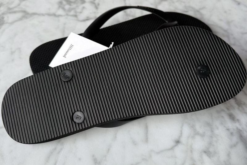 JJJJound Spring/Summer 2026 All-Black Flip-Flops teaser montreal brand minimilaist justin saunders