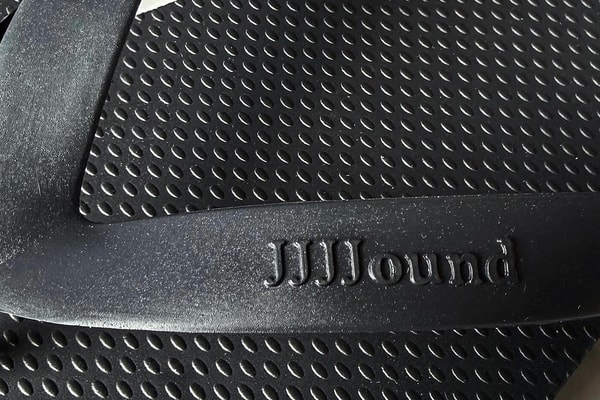 JJJJound Spring/Summer 2026 All-Black Flip-Flops teaser montreal brand minimilaist justin saunders