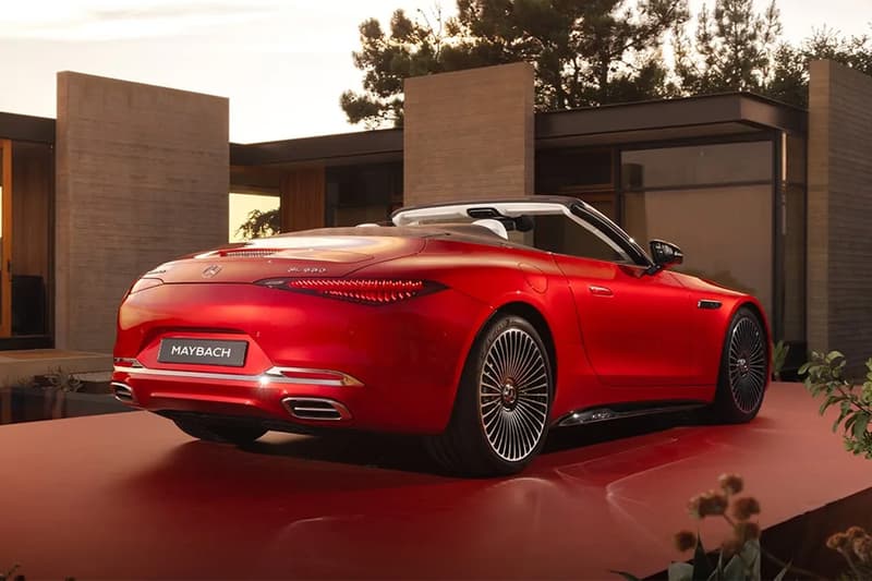 2026 Mercedes-Maybach SL 680 Monogram Series roadster with Monogram exterior and Crystal White Nappa leather cabin