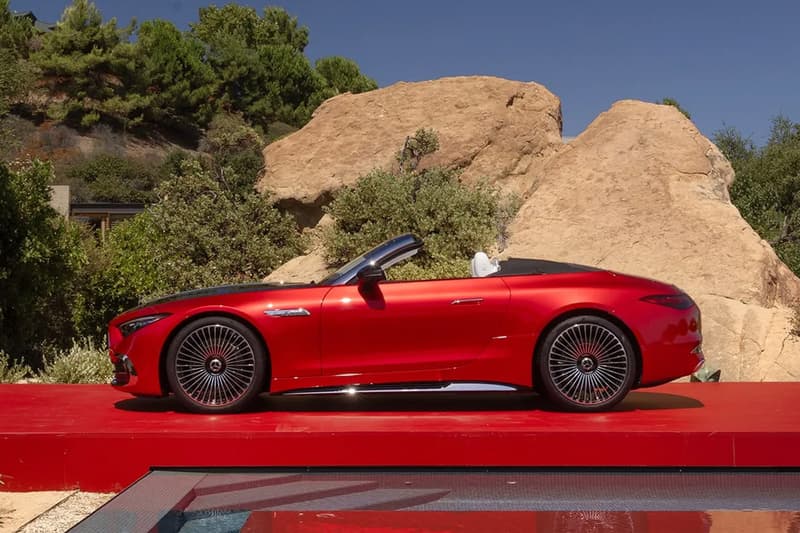 2026 Mercedes-Maybach SL 680 Monogram Series roadster with Monogram exterior and Crystal White Nappa leather cabin