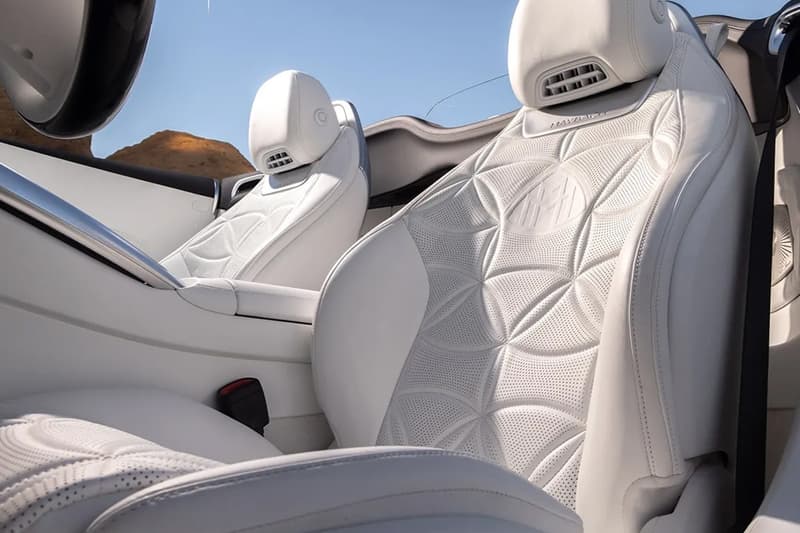 2026 Mercedes-Maybach SL 680 Monogram Series roadster with Monogram exterior and Crystal White Nappa leather cabin