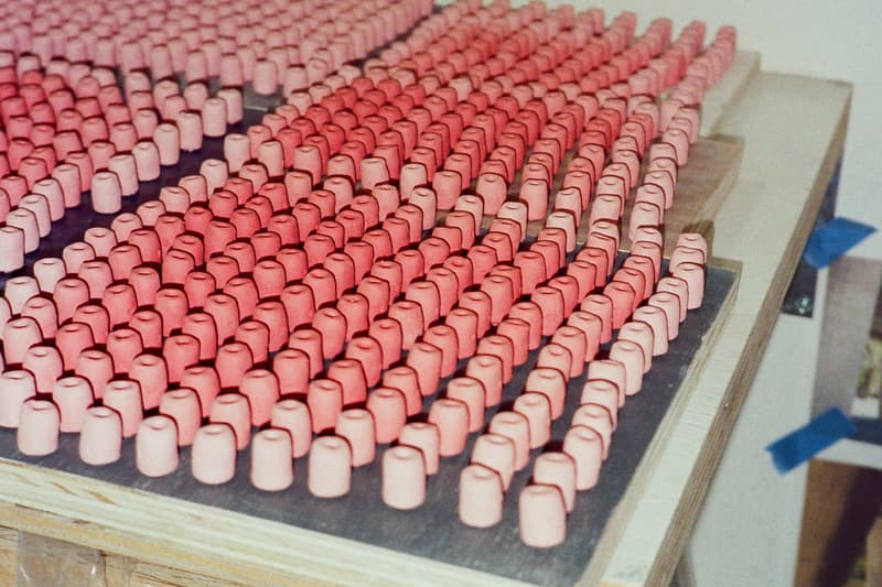 Tom Sachs and NikeCraft Transform the Shoelace Bead Into Sculptural Art red cylinder nikecraft.com