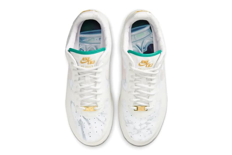 LeBron James Nike Air Force 1 Beijing IQ5373-100 Official Images