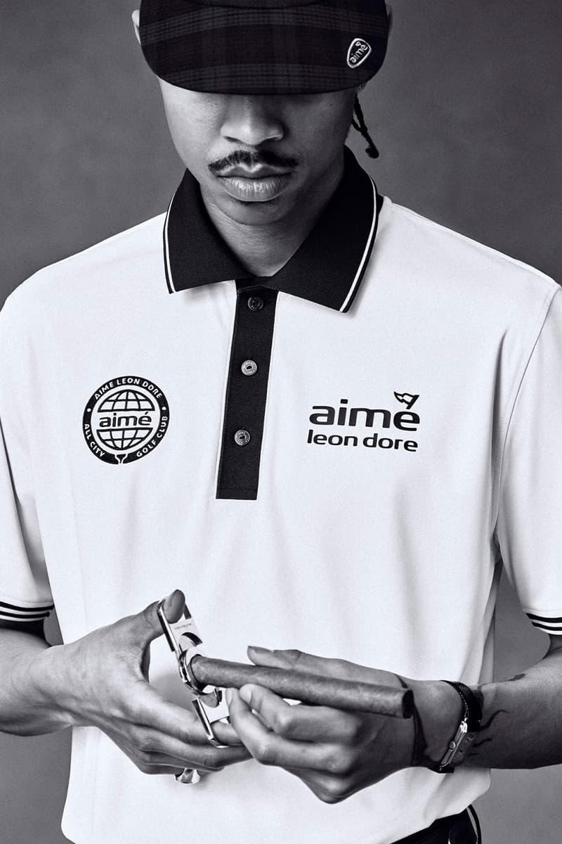 Aimé Leon Dore Tees off With a Classy New Golf Collection FootJoy collaboration release info flagstick